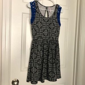 Patterned sundress with pockets
